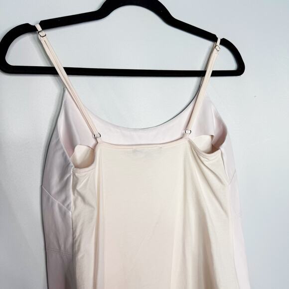 David Lerner Womens Small Light Pink Faux Leather Camisole Tank Top Mixed Media - Picture 5 of 8
